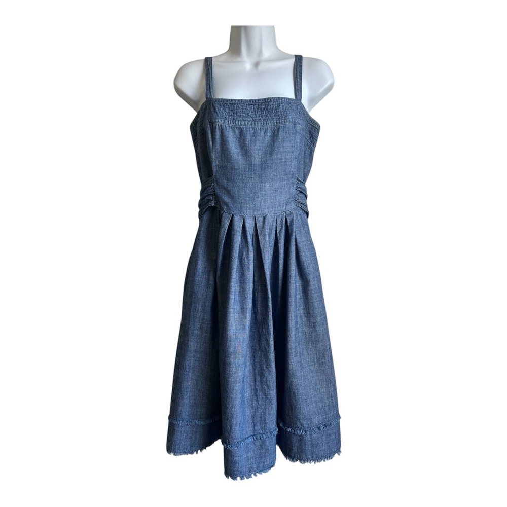 Talbots Blue Denim Dress - Picture 3 of 10